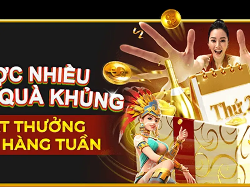 Màn hình game Dragon's Treasure với rồng vàng và kho báu